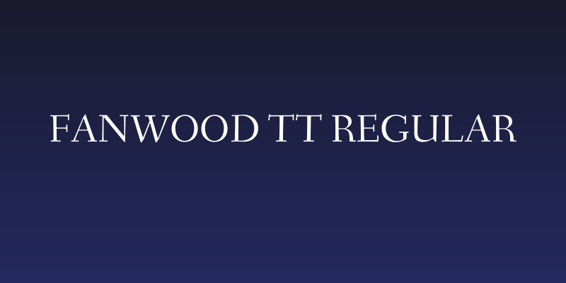 Fanwood TT Regular Social Header
