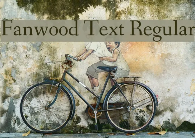 Fanwood Text Regular Example 3