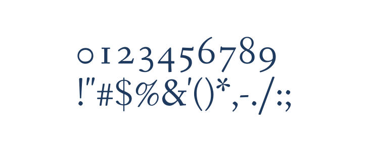 Fanwood Text Other Characters