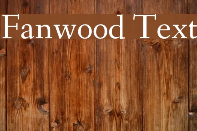 Fanwood Text Example 2
