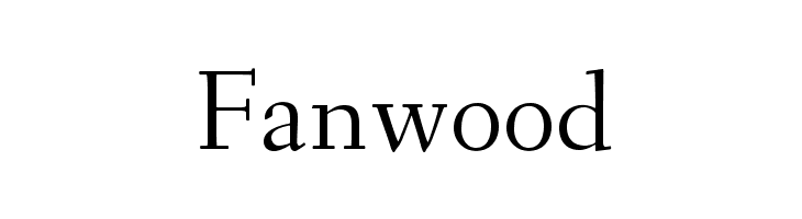 Fanwood Font