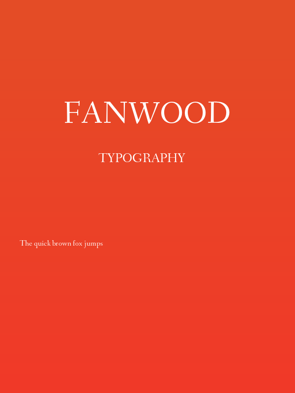 Fanwood Poster