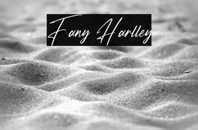 Fany Harlley Font examples