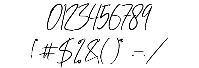 Fany Smash Font OTHER CHARS