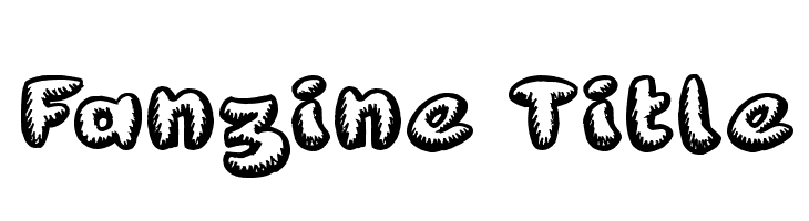 Fanzine Title Font