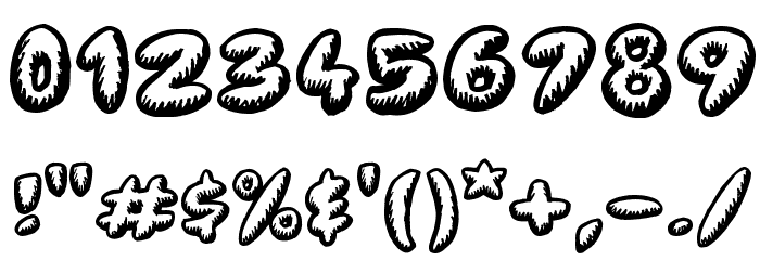 Fanzine Title Font OTHER CHARS