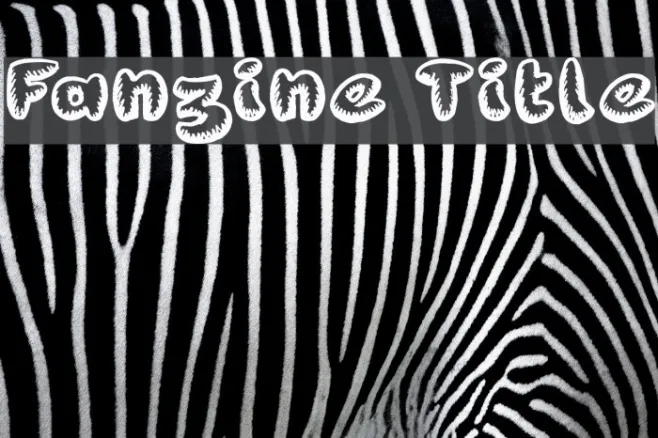 Fanzine Title Example 1