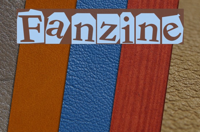 Fanzine Caratteri examples