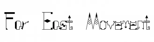Far East Movement  Frei Schriftart Herunterladen
