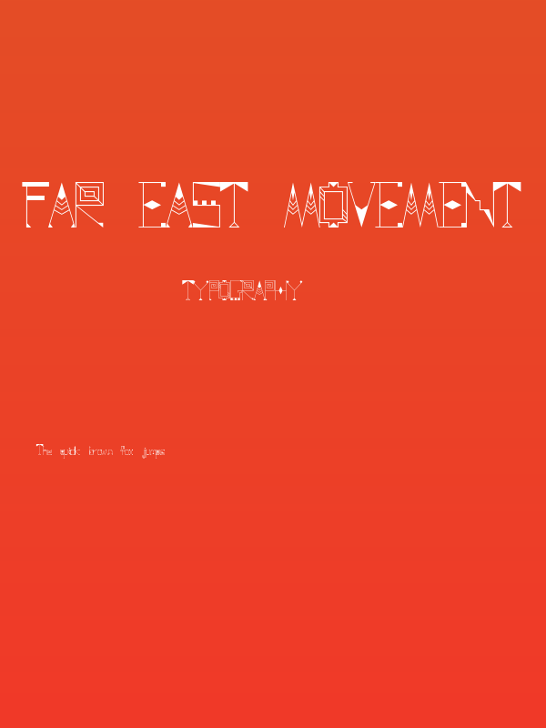 Far East Movement Poster