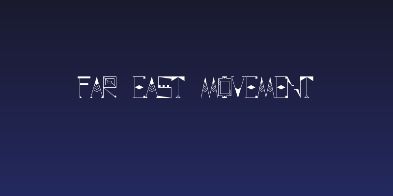 Far East Movement Social Header