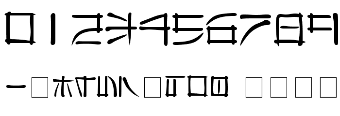 Far East Font OTHER CHARS