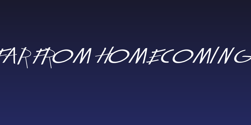 Far From Homecoming Social Header