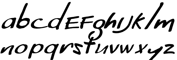 Far From Homecoming Font LOWERCASE