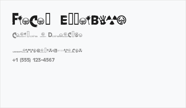 FarCry  ExtraBold Business Card