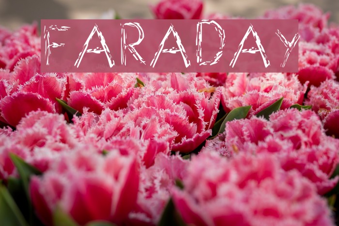 Faraday Font examples