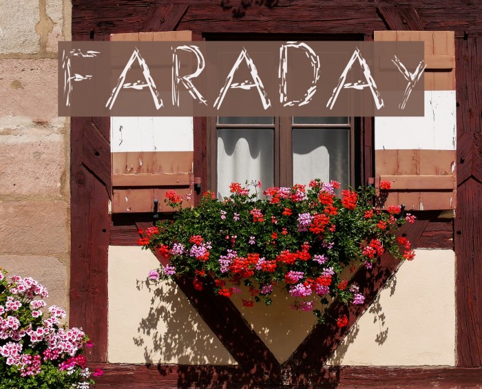 Faraday Font examples