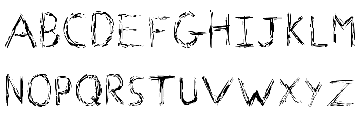 Faraday Font LOWERCASE