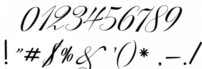 Faradila Font OTHER CHARS