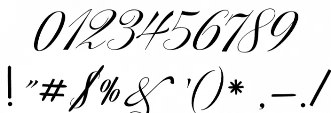 Faradila Font OTHER CHARS