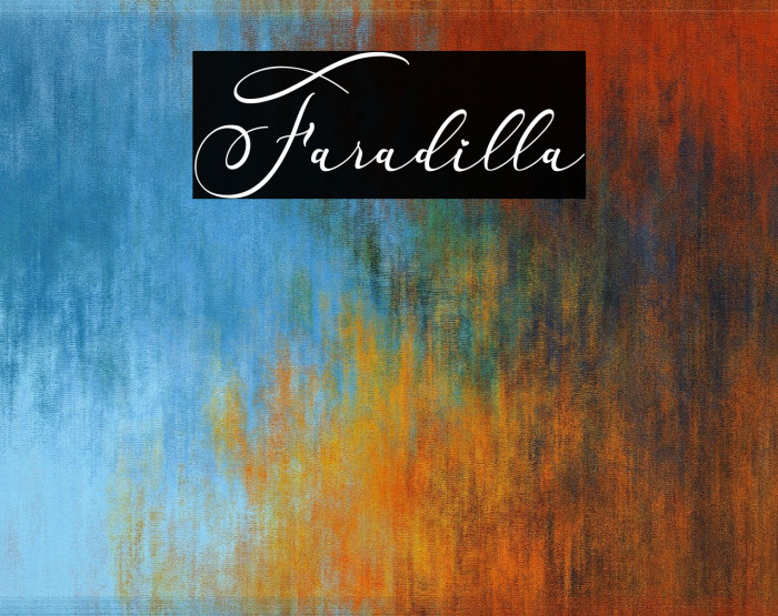Faradilla Font examples