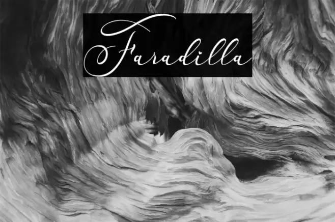 Faradilla Font examples
