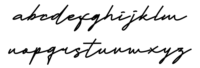 Farah Shanum Script Caratteri MINUSCOLO