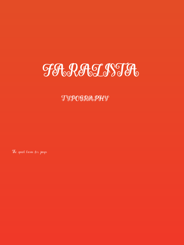 Faralista Poster