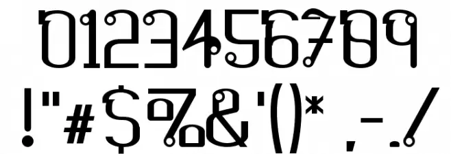 Farang Polices AUTRES CHARS