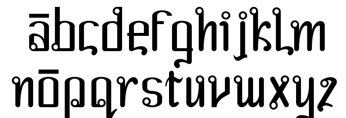 Farang Шрифта строчной