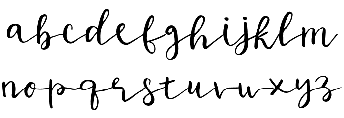 Farassya Font LOWERCASE