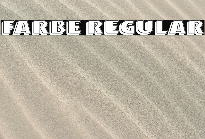 Farbe Regular Example 2