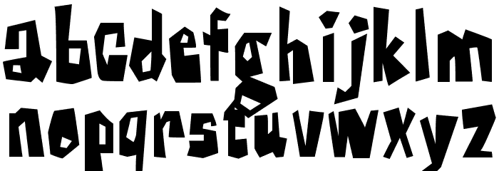 Farckenzlabb フォント 小文字