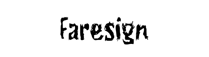 Faresign  フリーフォントのダウンロード