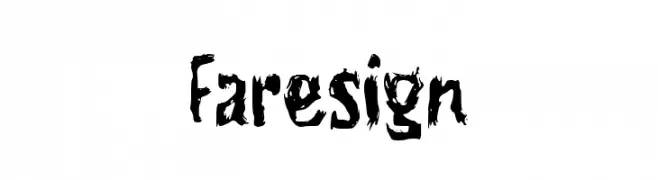 Faresign  Скачать бесплатные шрифты
