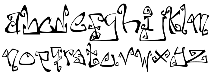 Farewell Eternity Font LOWERCASE