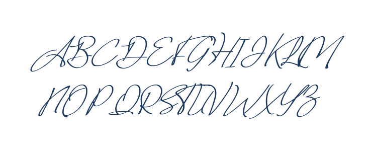 Farewell Handwritten [FREE PERS Uppercase