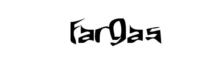 Fargas  font caratteri gratis