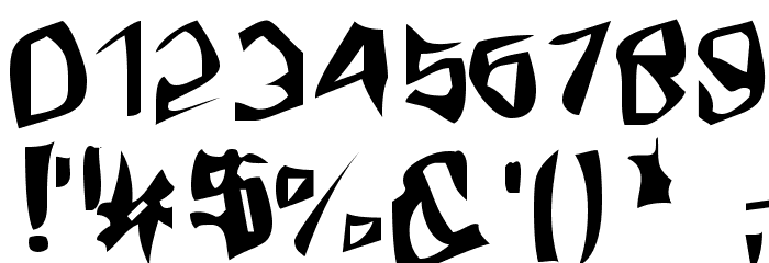 Fargas Font OTHER CHARS