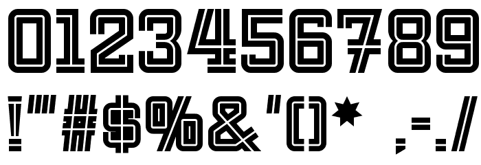 Fargo Faro NF Font OTHER CHARS