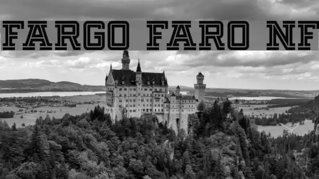 Fargo Faro NF Font examples