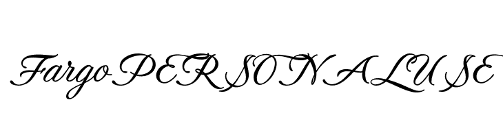FargoPERSONALUSE  Frei Schriftart Herunterladen