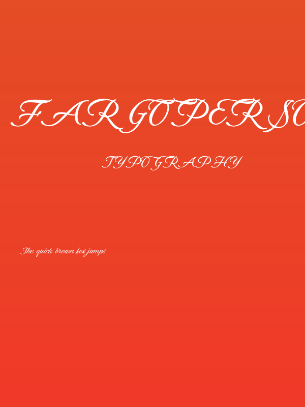 FargoPERSONALUSE Poster