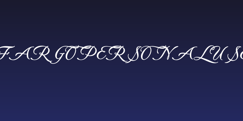 FargoPERSONALUSE Social Header