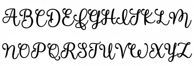 Faricka Schriftart Groß