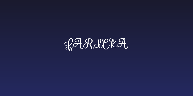 Faricka Social Header