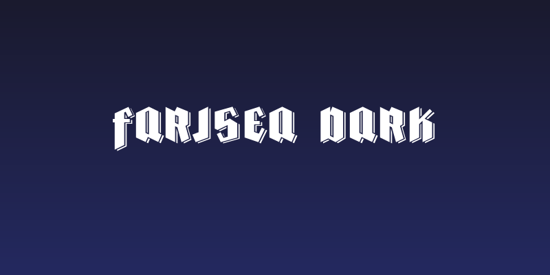 Farisea Dark Social Header