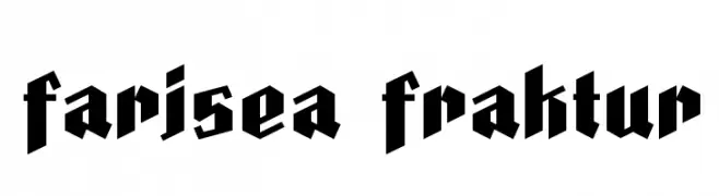 Farisea Fraktur  Frei Schriftart Herunterladen