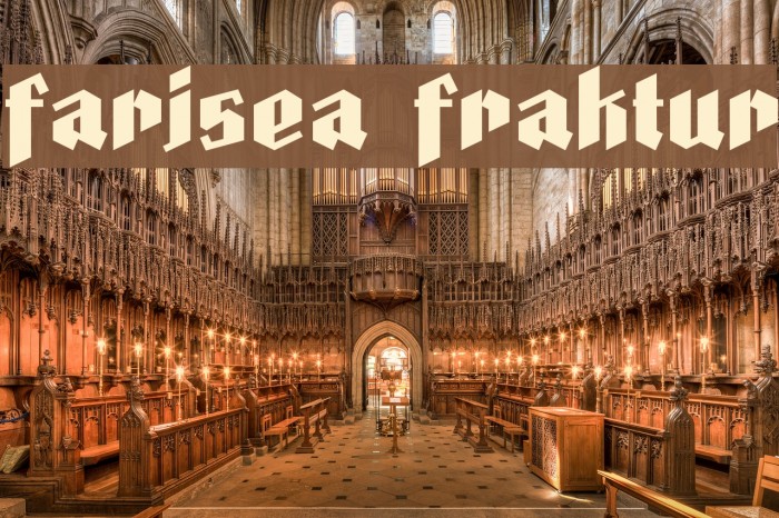Farisea Fraktur Font examples