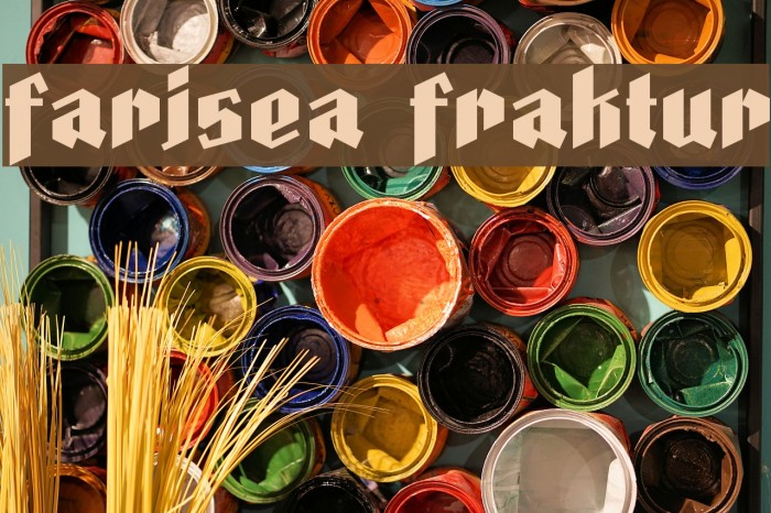 Farisea Fraktur Font examples